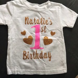 1st birthday shirt